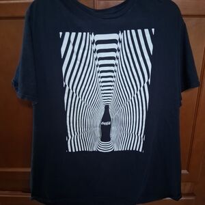 Coca Cola Black T-Shirt with White Logo